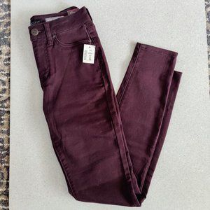 Aeropostale High Waisted Jeggings Deep Purple